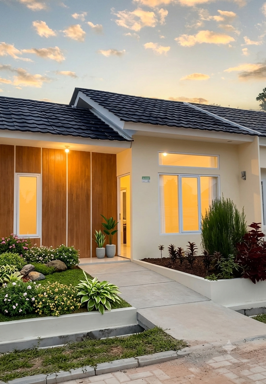 Rumah tipe 30/60 Blok E Karian City